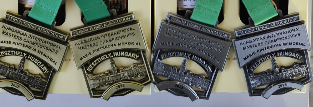 Érmek a 2025-ös keszthelyi nemzetközi torna legjobbjainak