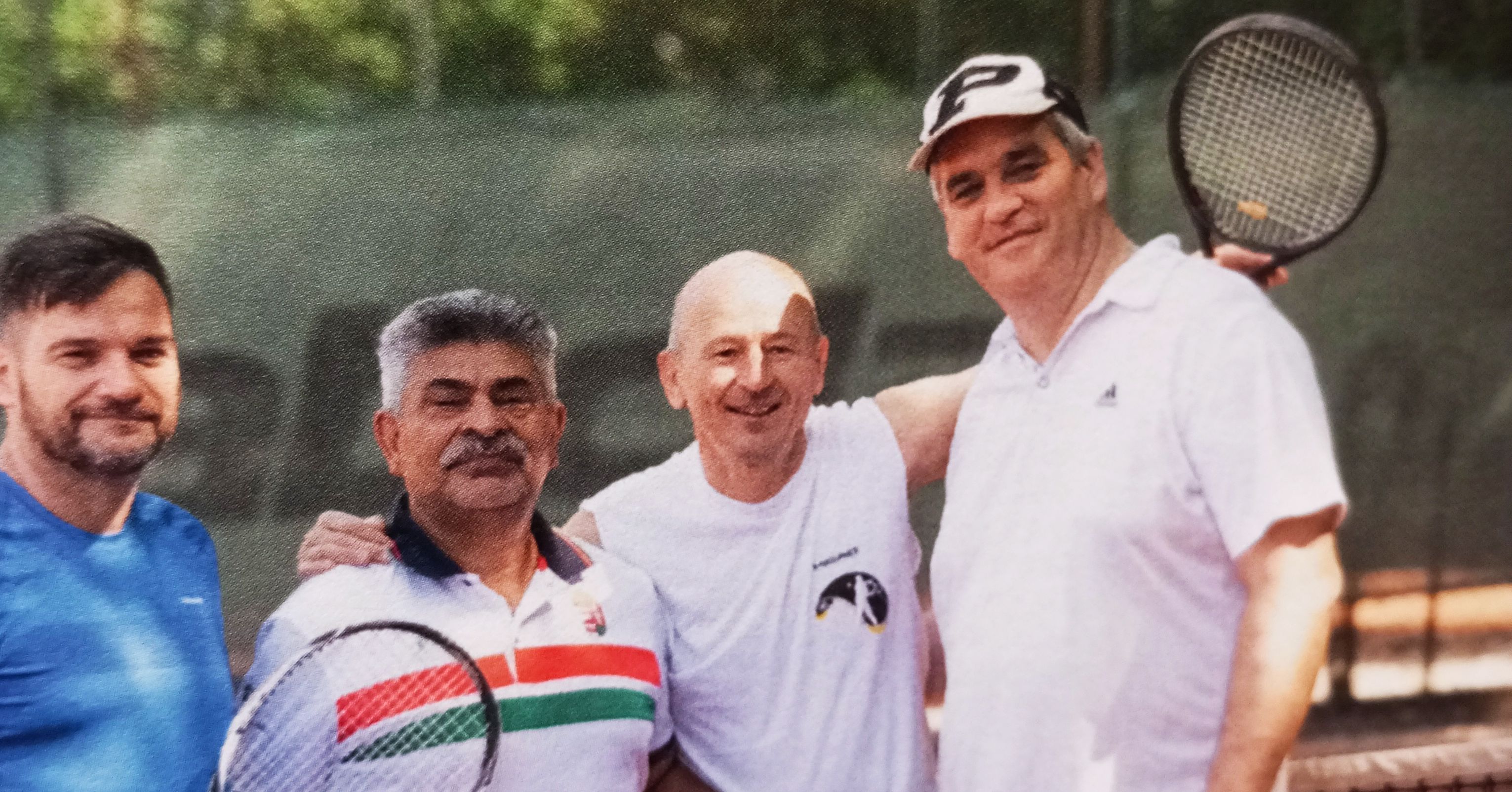 A 20-as években: Csampa Zsolt, Varga József, Nagyiványi György és Prosits Attila