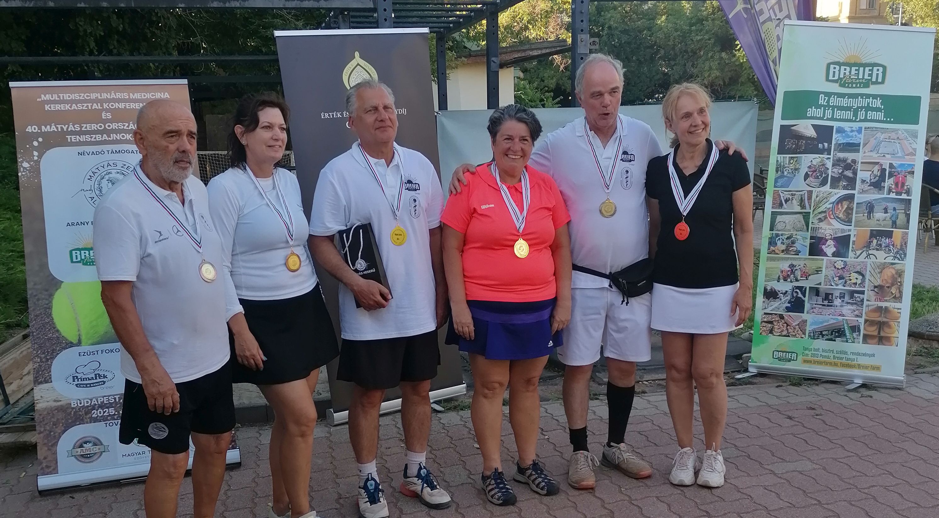 Orvos vegyes 55+: Füle Lajos, Bogyay Anita, Matuscsák Tamás, Székely Andrea, Bérczy Viktor, Csocsánszki Nóra
