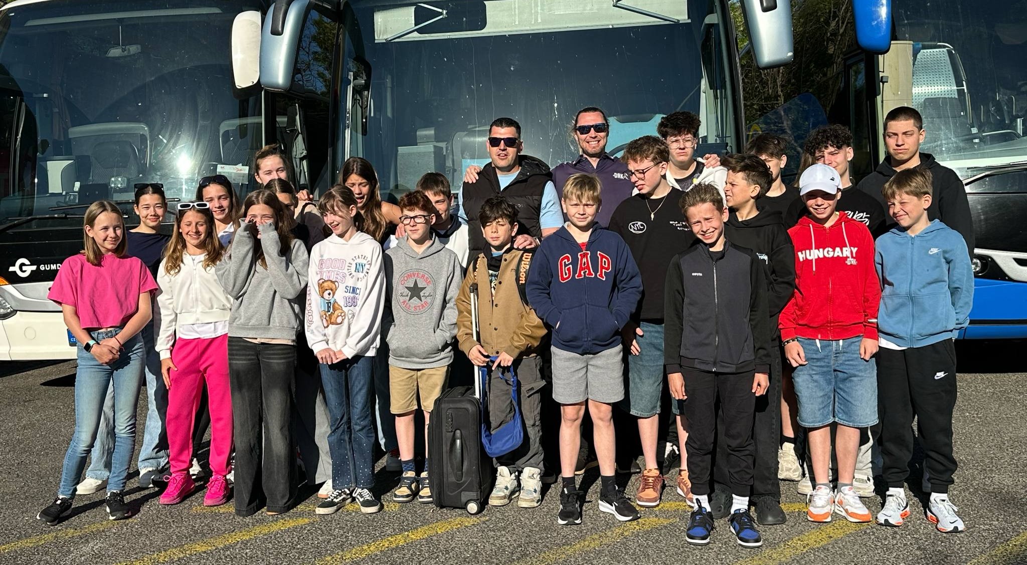 Indulás előtt a Centerpálya csapata