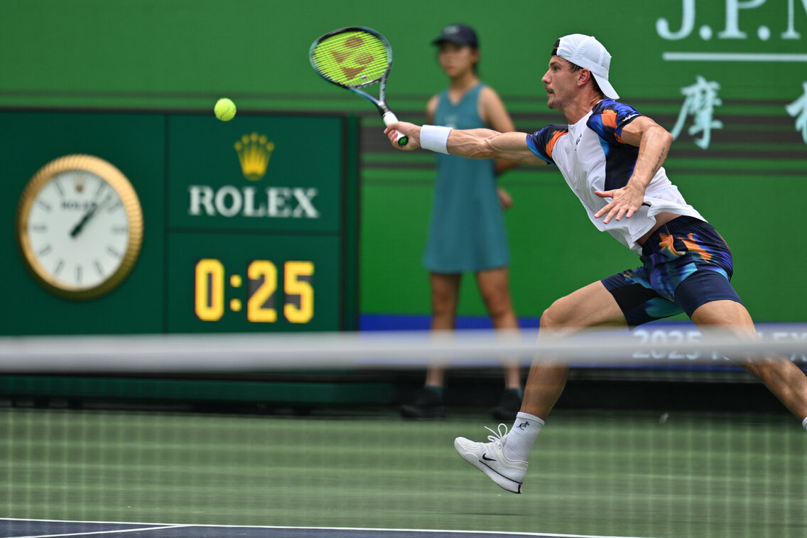 Fucsovics jó kedvvel, lelkesen teniszezik